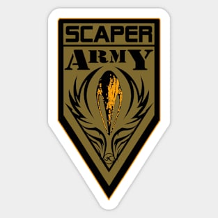 Scaper Army Sticker